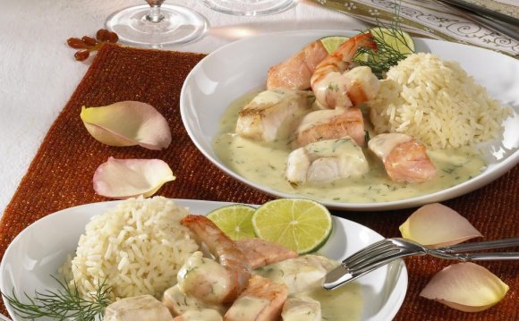 Creamy Fish Stew and Rice |