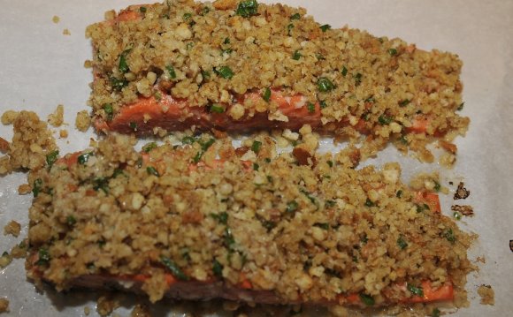 Walnut Crusted Salmon Filet