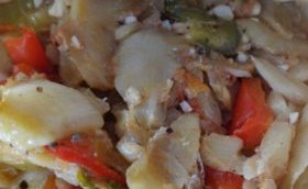 Anguilla, local food, recipe, saltfish, Little Curry House