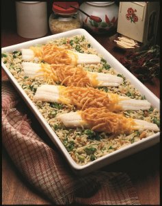 Herb-Baked Fish & Rice