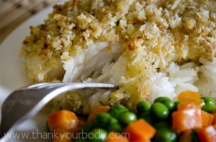 Recipe: Bake Cod with Breaded Parmesan Crust Recipe: Bake Cod with Breaded Parmesan Crust