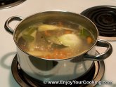 Recipe for fish Stew with vegetables