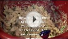 Easy Tuna Macaroni Salad Recipe