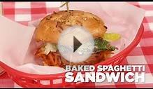 How to Make a Baked Spaghetti Sandwich | MyRecipes
